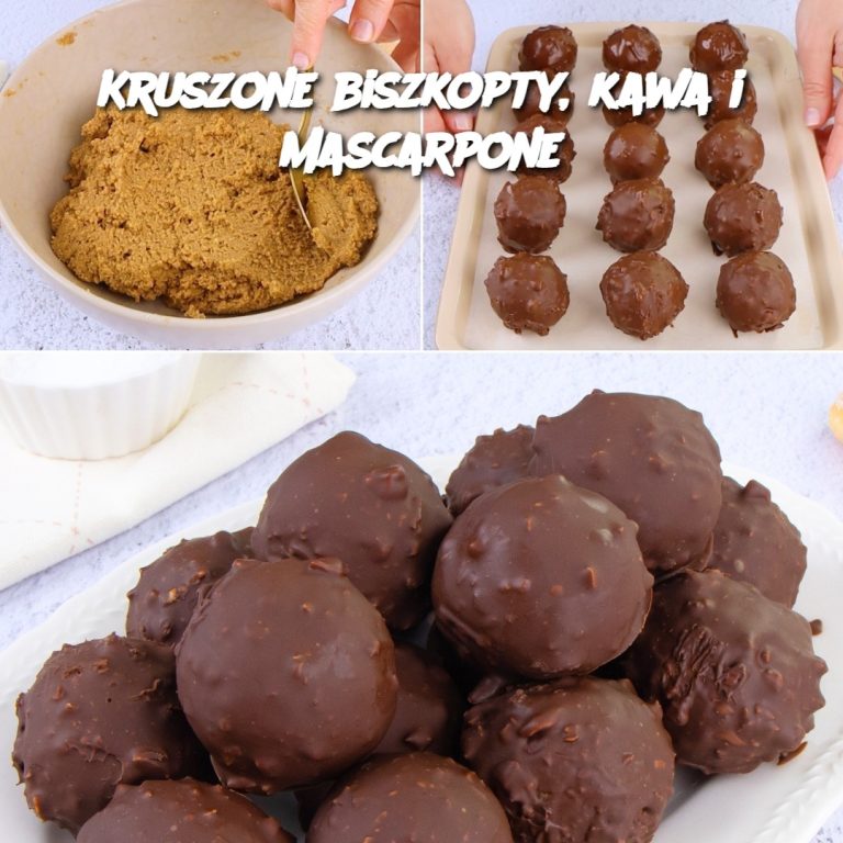 Kruszone biszkopty, kawa i mascarpone