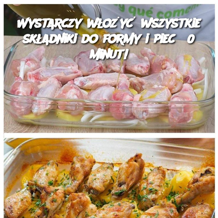 Wystarczy włożyć wszystkie składniki do formy i piec 30 minut!