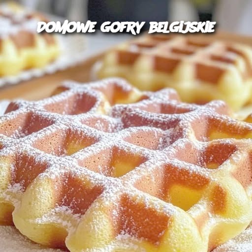 Domowe gofry belgijskie