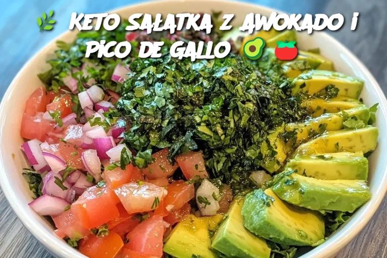 Keto Sałatka z Awokado i Pico de Gallo 🥑🍅