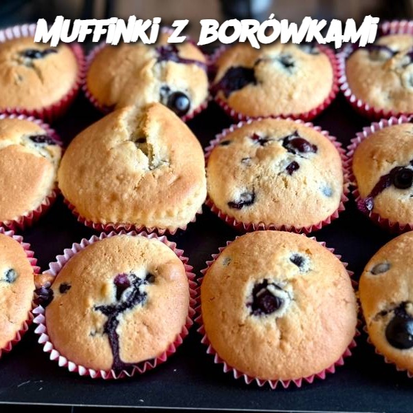 Muffinki z borówkami