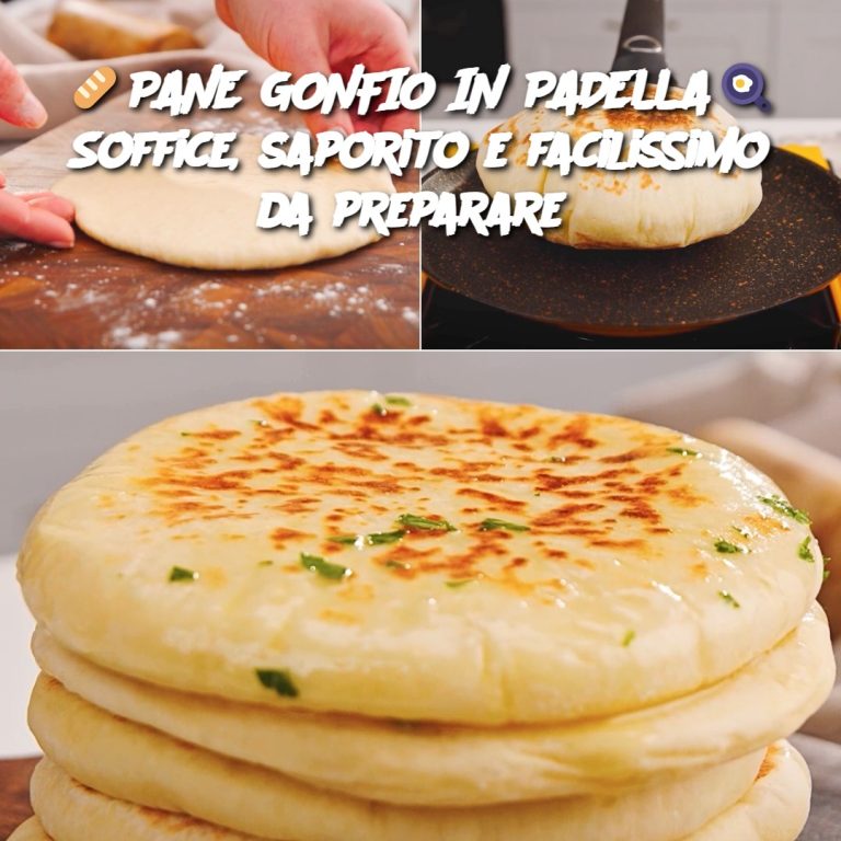 🥖PANE GONFIO IN PADELLA🍳 Soffice, saporito e facilissimo da preparare