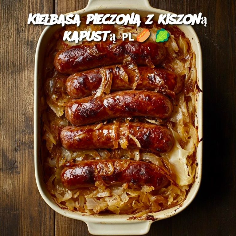 Kiełbasa pieczona z kiszoną kapustą 🇵🇱🌭🥬