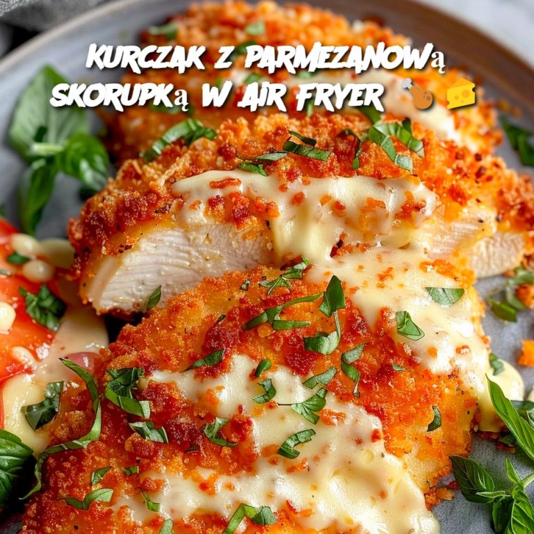 Kurczak z parmezanową skorupką w Air Fryer 🍗🧀