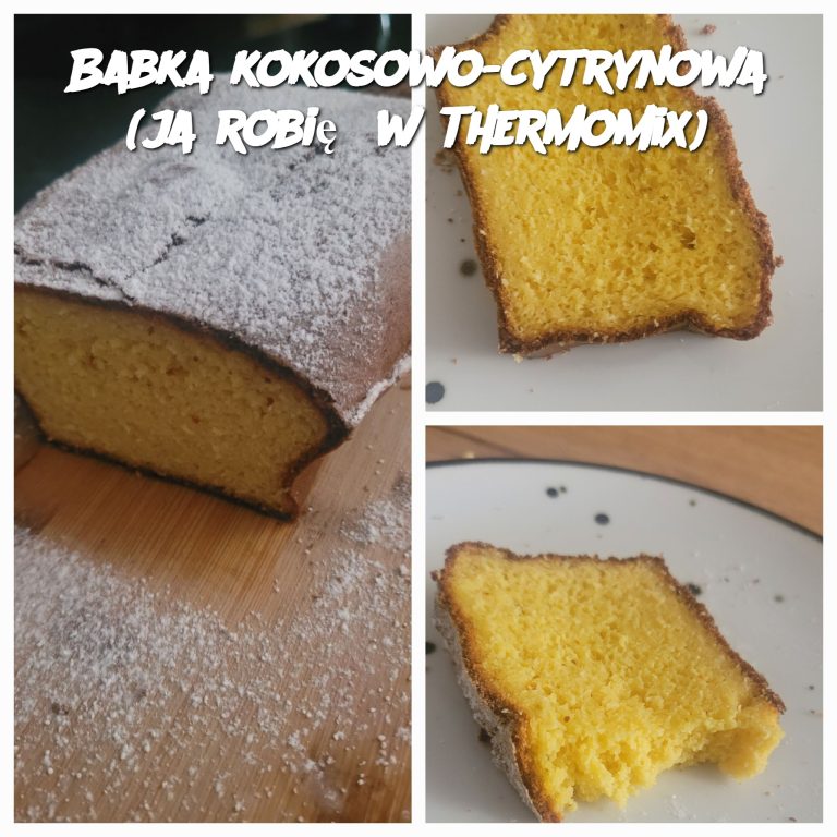 Babka kokosowo-cytrynowa (ja robię  w Thermomix)