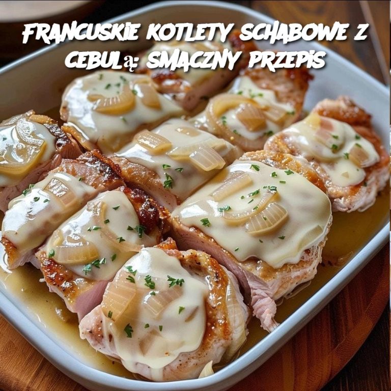 Francuskie kotlety schabowe z cebulą: smaczny przepis