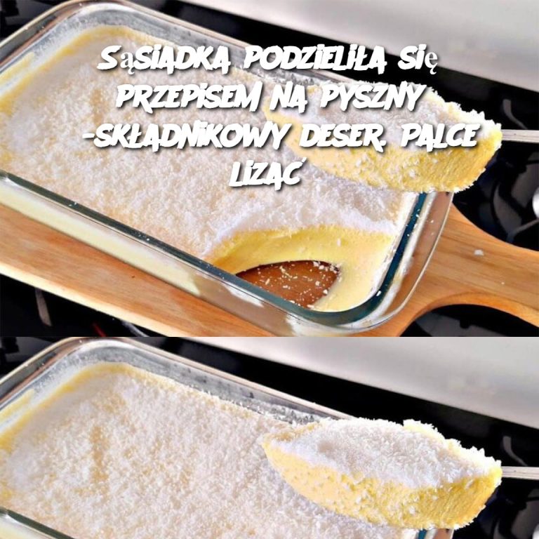 Sąsiadka podzieliła się przepisem na pyszny 3-składnikowy deser. Palce lizać