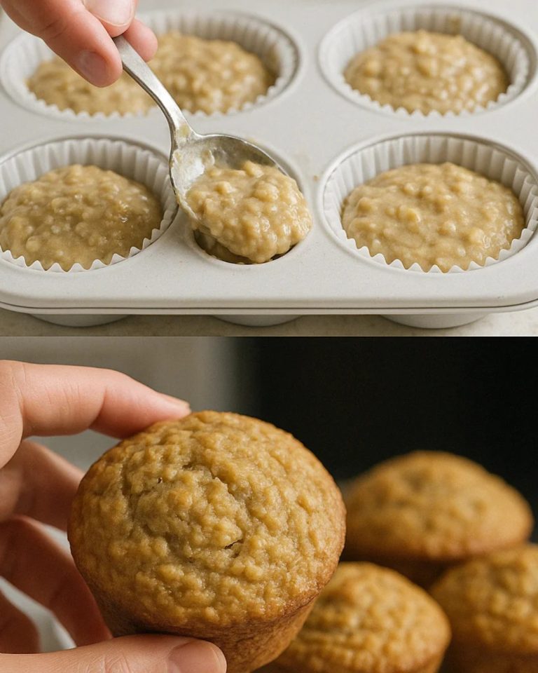 Muffinki owsiane jabłkowe bez rafinowanego cukru
