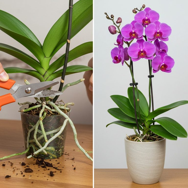 Obfite kwiaty i korzenie orchidei, jeśli przeprowadzasz ten proces raz w miesiącu Szczegóły w pierwszym komentarzu: