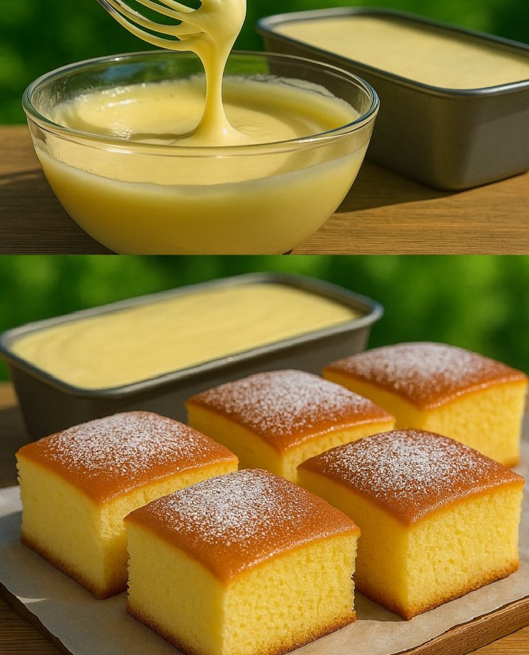Przepis na japońskie ciasto Castella