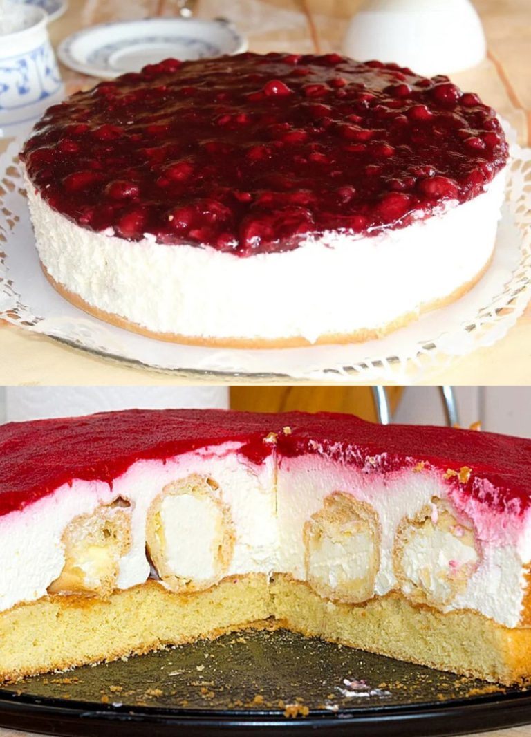 Niebiański tort francuski z kremem, sukces gwarantowany!