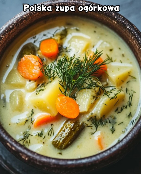 Polska zupa ogórkowa (Polish Pickle Soup)
