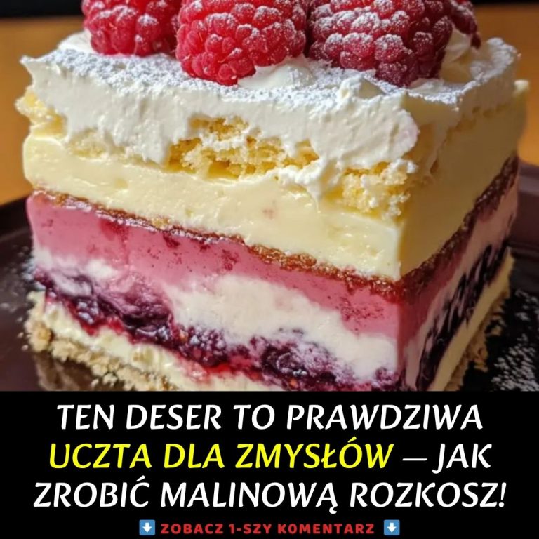 Ciasto Malinowa Rozkosz: Przepis na Deser, który Rozpieszcza Zmysły
