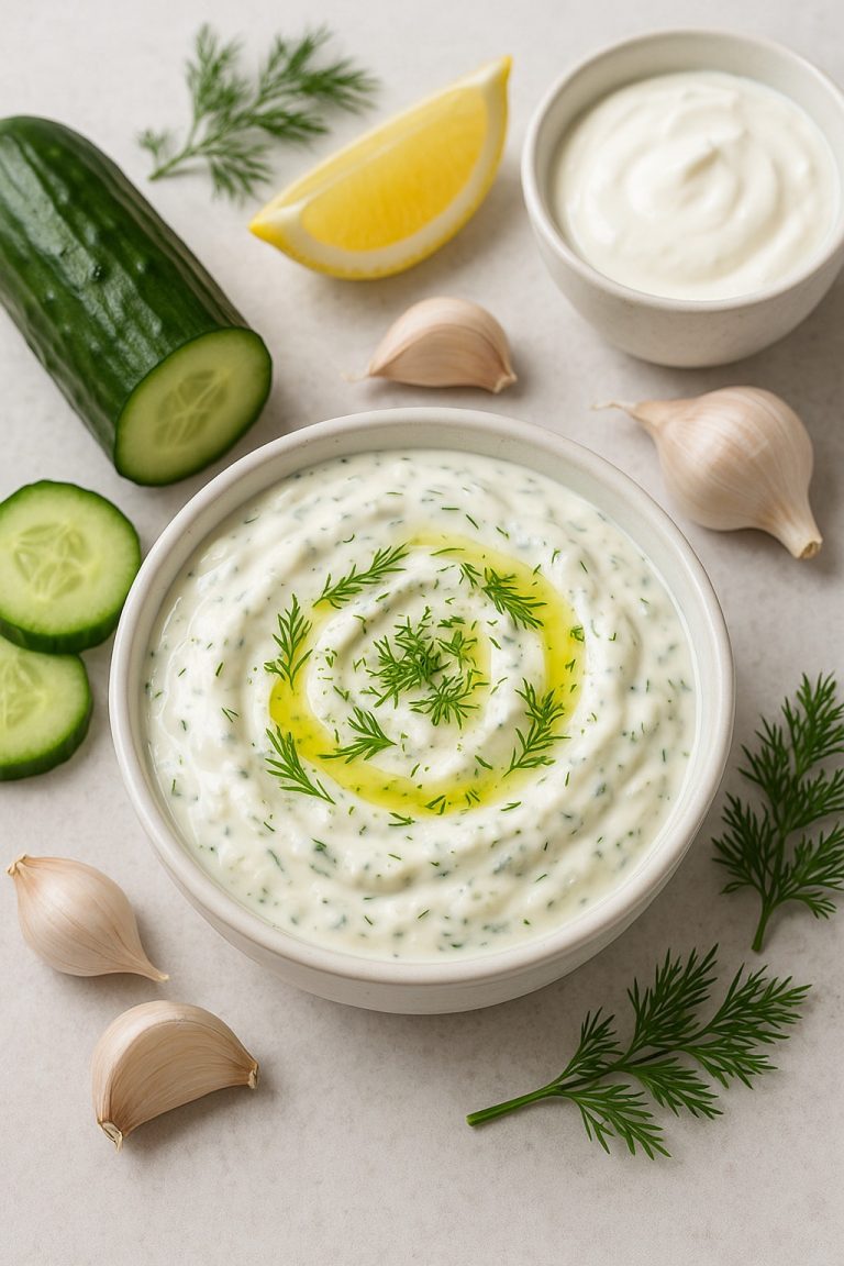 Przepis na domowy sos tzatziki 