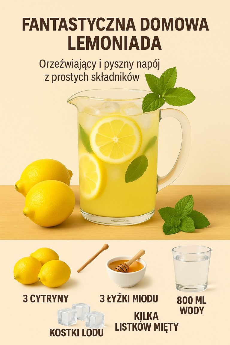 FANTASTYCZNA DOMOWA LEMONIADA
