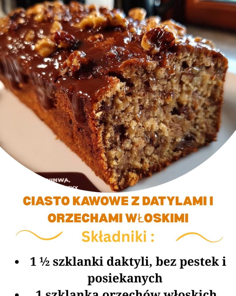 ☕🍰 CIASTO KAWOWE Z DATYLAMI I ORZECHAMI WŁOSKIMI 🍰☕